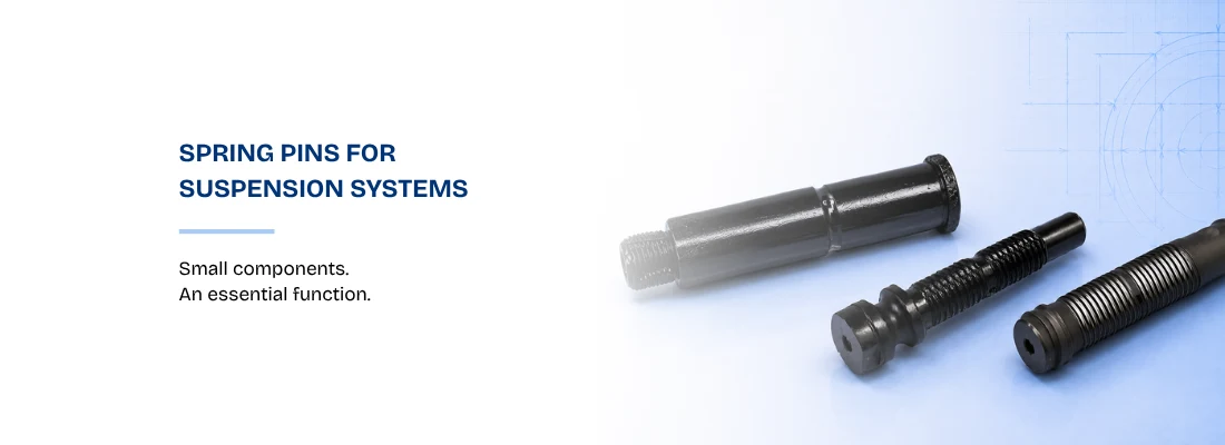 Eurospring threaded spring pins for commercial, heavy-duty and 4x4 vehicle suspension systems