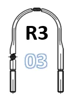 U-bolt 21222327 / 21215765 / 313841380 / BP24128280E / 303124125280 / 98602280 / B260M24B002 / 98602280 – image 3