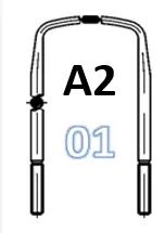 U-bolt 313837024 / 98748289 / B179M22B007 – image 3